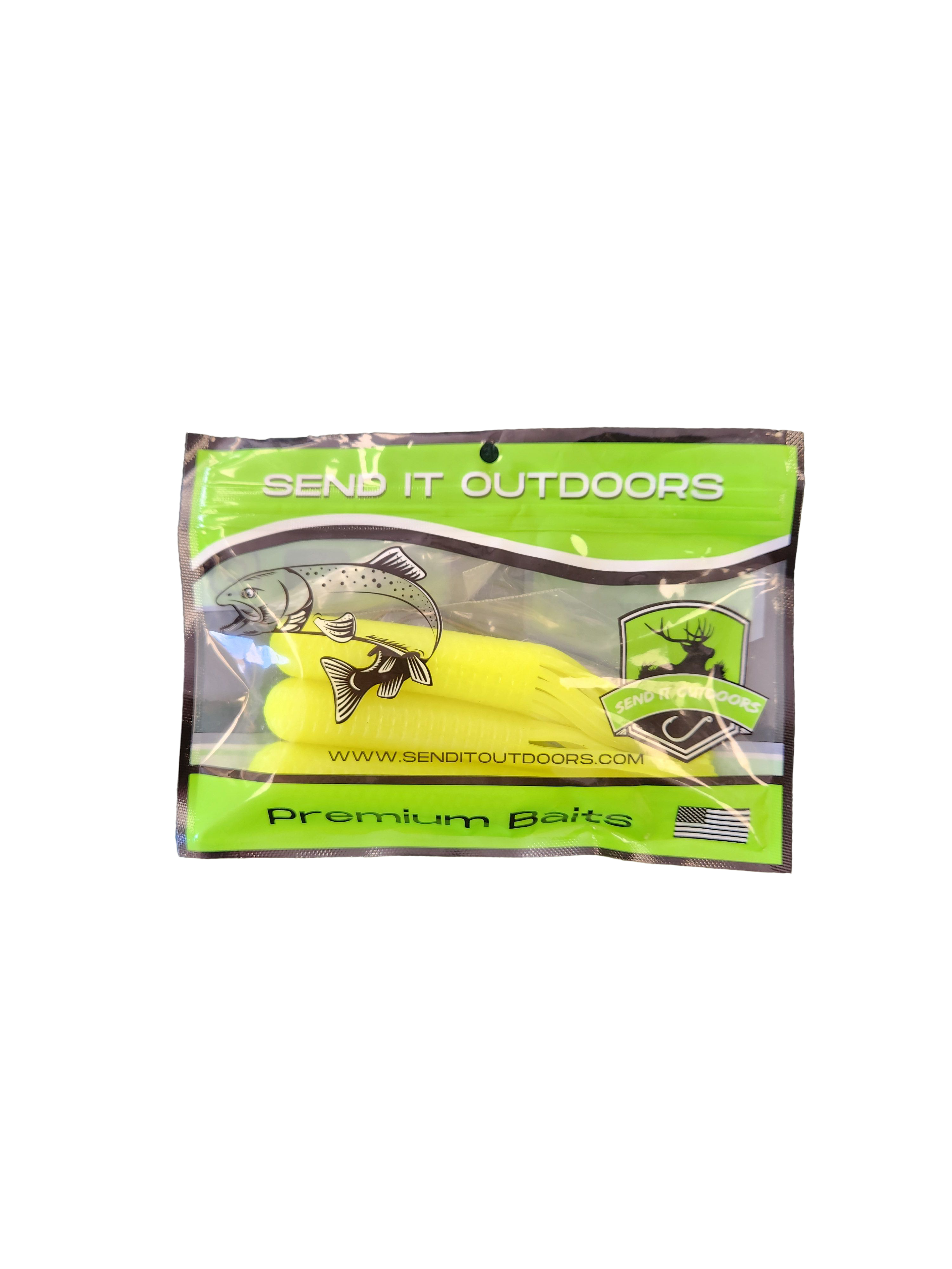 Send It Outdoors - 5" Tube 1 3/8oz - Chartreuse Noose