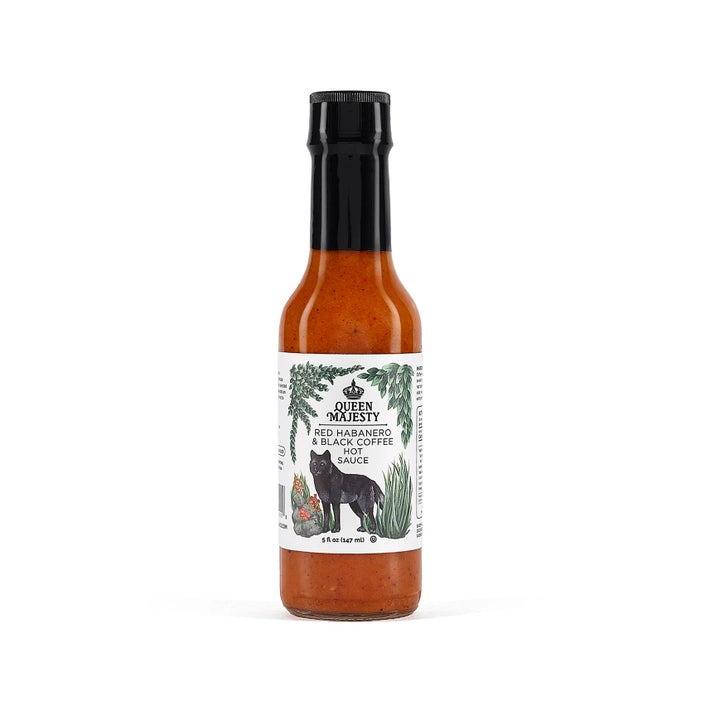 Queen Majesty Hot Sauce - Red Habanero & Black Coffee Hot Sauce 5oz