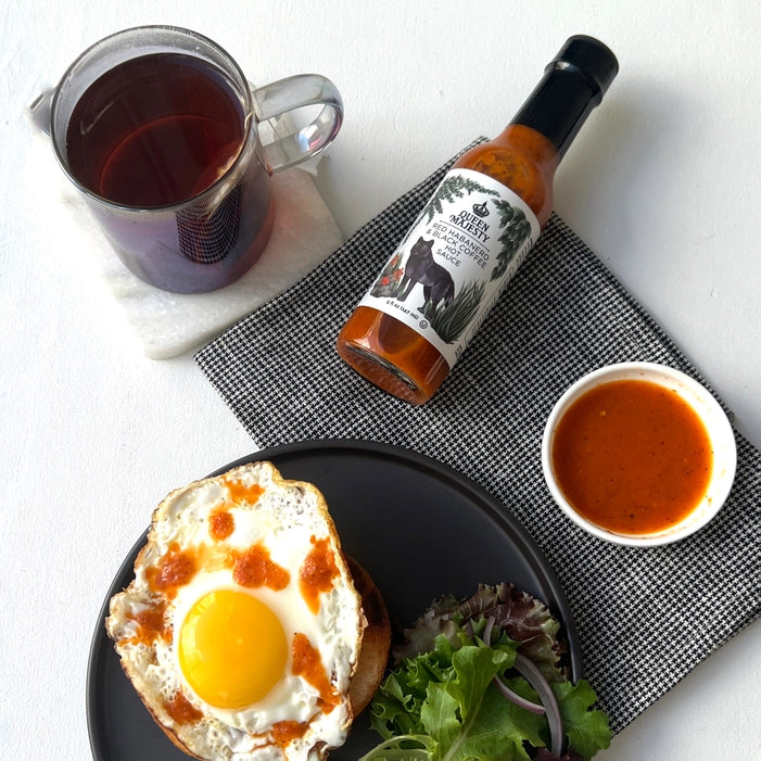 Queen Majesty Hot Sauce - Red Habanero & Black Coffee Hot Sauce 5oz