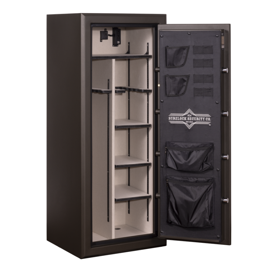 Surelock Security SLSCA-18B Bronze Bevel Cadet Series Gun Safe