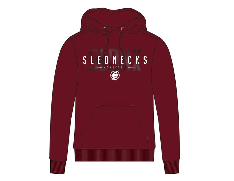 SLEDNECKS SUPER STEALTH HOODIE DEEP RED