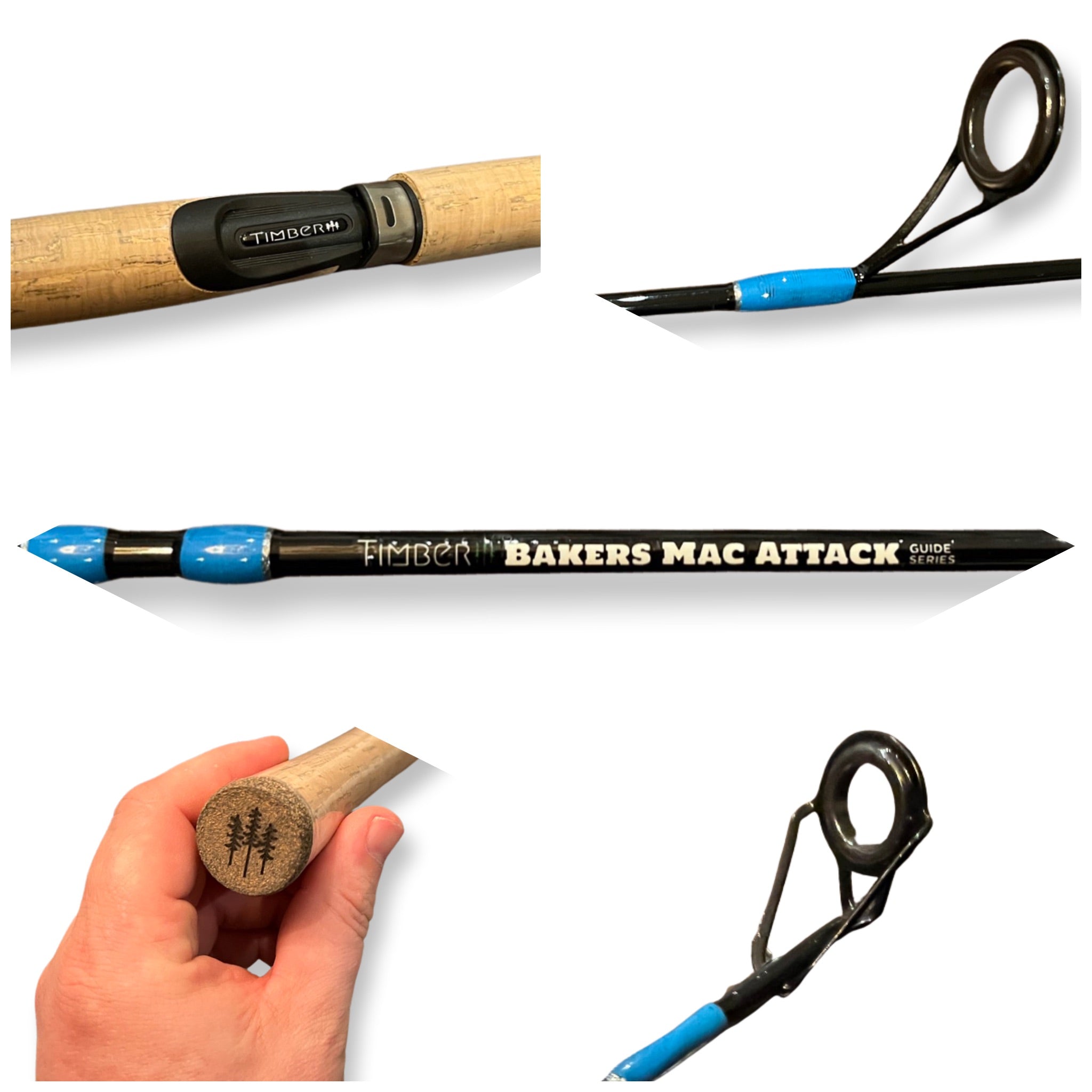 Timber - Ice Fishing Rod - Bakers Mac Attack Guide Series 42MH