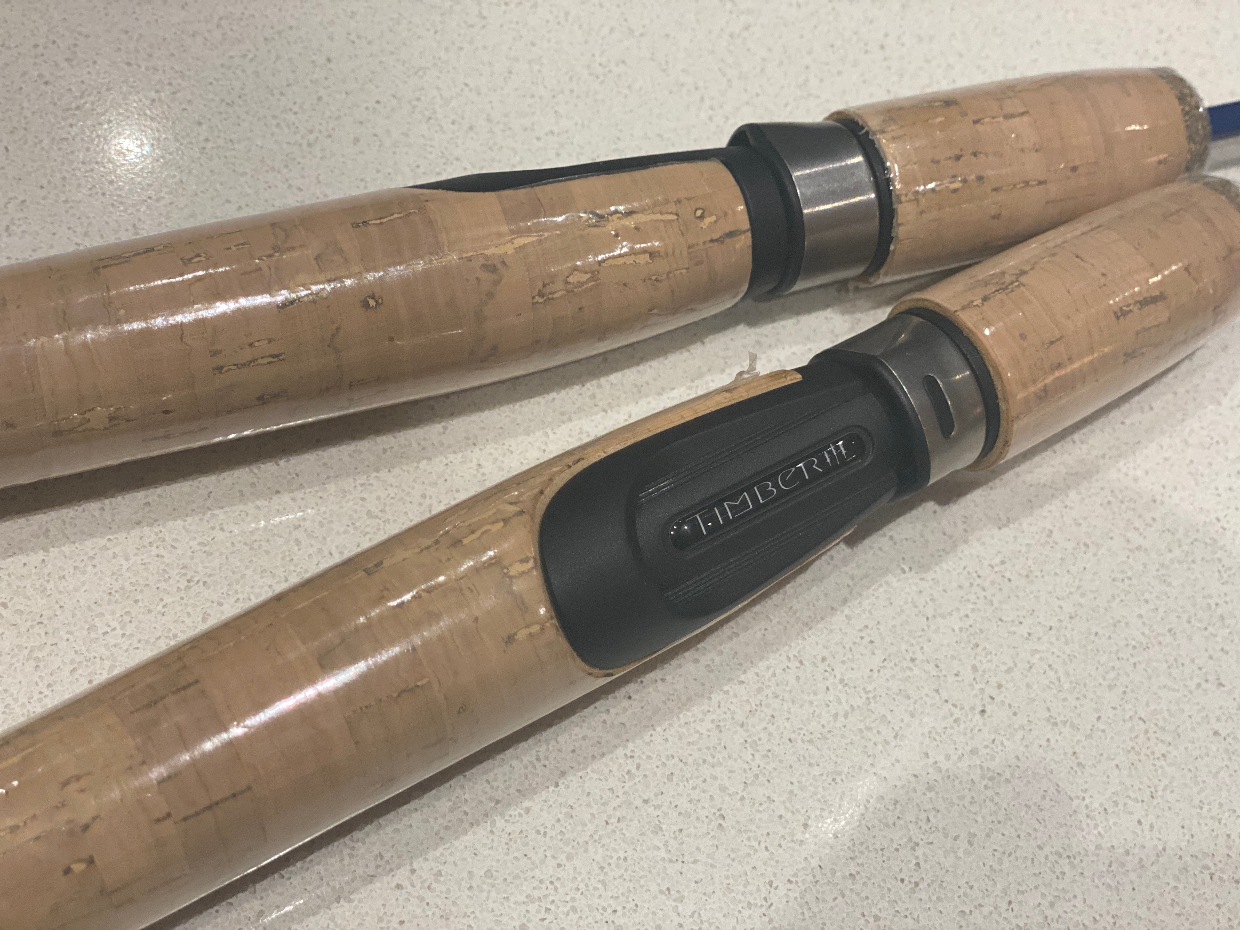 Timber - Ice Fishing Rod - Blue Steel Kevin Christiansen Tournament Series